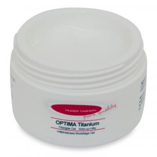 FF Optima Titanium Fiberglas Gel Make Up Milky 30g